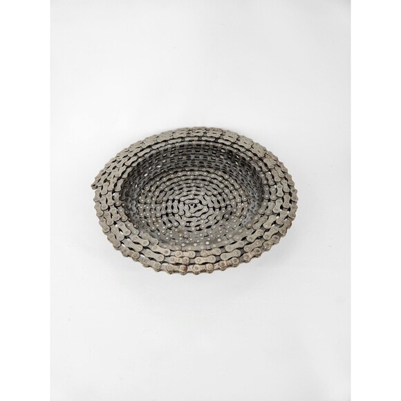 Bike Chain Bowl 10" * Conversation Piece Shimano MTB Road Mountain Trail - Fun!‎ - Picture 11 of 12